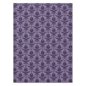 Lavendel und schwarzer Damaskettisch Tischdecke (Vorderseite)