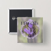 Lavendel und Spitze Button (Vorne & Hinten)