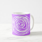 Lavendel und Tasse Swirl (VorderseiteRechts)