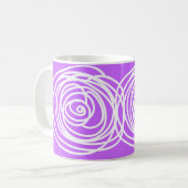 Lavendel und Tasse Swirl (Vorderseite Links)