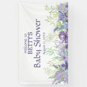 Lavendel und violette Blumen Banner (Vertikal)