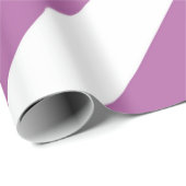 Lavendel und weiße Chevronen Geschenkpapier (Rolleneckpunkt)