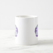 Lavendel- und Weißer Orchideenkaffee Tasse (Mittel)