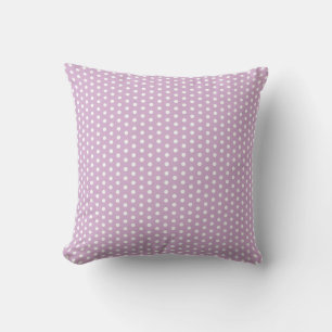 Lavendel und weißer Polka-Dot-Kissen Kissen