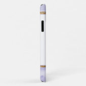 Lavendel- und Weißflossengrenze Case-Mate iPhone Hülle (Hinten/Rechts)