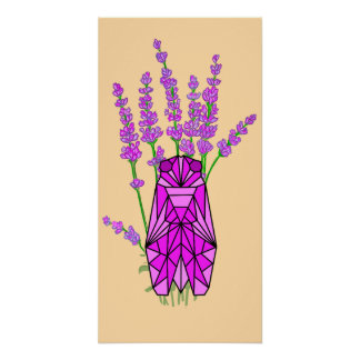 Lavendel und Zikade in der Provence Poster