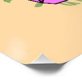 Lavendel und Zikade in der Provence Poster (Ecke)