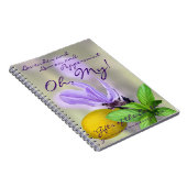 Lavendel und Zitrone und Pfefferminz. Oh, mein! Notizblock (Rechte Seite)