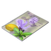 Lavendel und Zitrone und Pfefferminz. Oh, mein! Notizblock (Linke Seite)