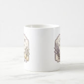 Lavendel und Zitronen-Tasse Kaffeetasse (Mittel)