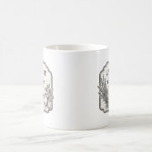 Lavendel und Zitronen-Tasse Kaffeetasse (Mittel)