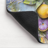 Lavendel und Zitronenwasser Mousepad (Ecke)