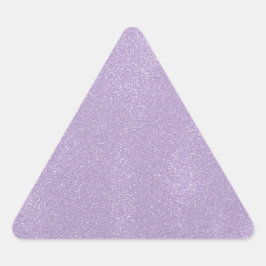 Lavendel-Unordnung Dreieckiger Aufkleber