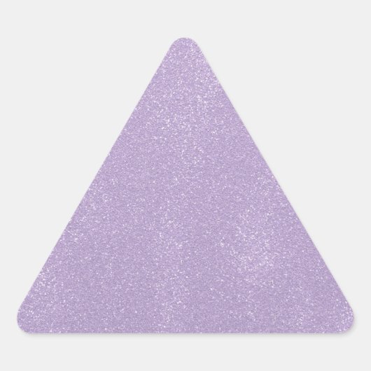 Lavendel-Unordnung Dreieckiger Aufkleber (Vorderseite)