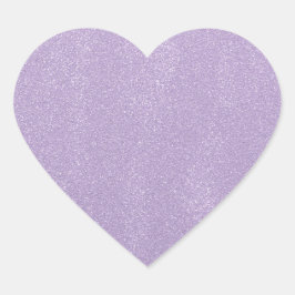 Lavendel-Unordnung Herz-Aufkleber