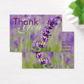 Lavendel ・ Vielen Dank Profilecard (Schreibtisch)