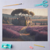 Lavendel Villa Seidenpapier (Basteln)