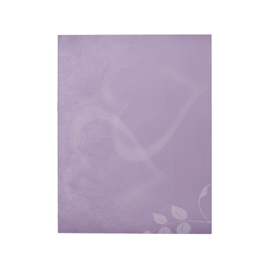 Lavendel Vintag Notizblock (Rotiert)