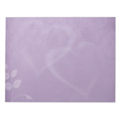 Lavendel Vintag Notizblock (Vorderseite)