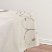 Lavendel Vintage Blume, Schmetterling, Musik, Uhre Tischdecke (Beispiel)