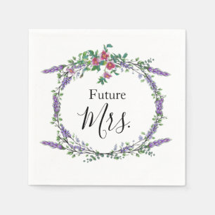 Lavendel, Vintage Rose, Eukalyptus - Zukunftsfrau Serviette