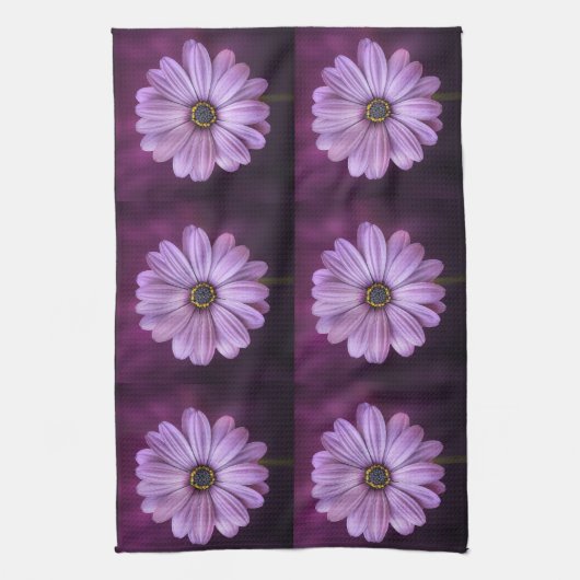 Lavendel Violet Blume Geschirrtuch (Vertikal)