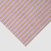 Lavendel Violet Lila Lines Imitate Rustikale Kraft Seidenpapier (Ausschnitt)