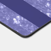 Lavendel violette Glitzern Glitzer bling Monogram Schreibtischunterlage (Ecke)