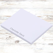 Lavendel violetter Name Post-it Klebezettel