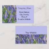 Lavendel-Visitenkarte Visitenkarte (Vorne/Hinten)