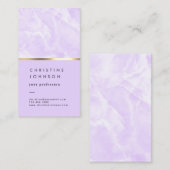 Lavendel-Visitenkarte Visitenkarte (Vorne/Hinten)