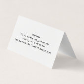 Lavendel Visitenkarten (Rückseite)