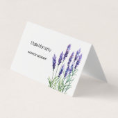 Lavendel Visitenkarten (Vorderseite)