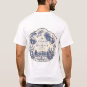 Lavendel von Provence T-Shirt (Rückseite)