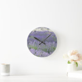 Lavendel Wall Clock Runde Wanduhr (Zuhause)