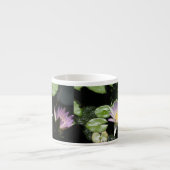 Lavendel-Wasser-Lilien Espressotasse (Vorderseite)
