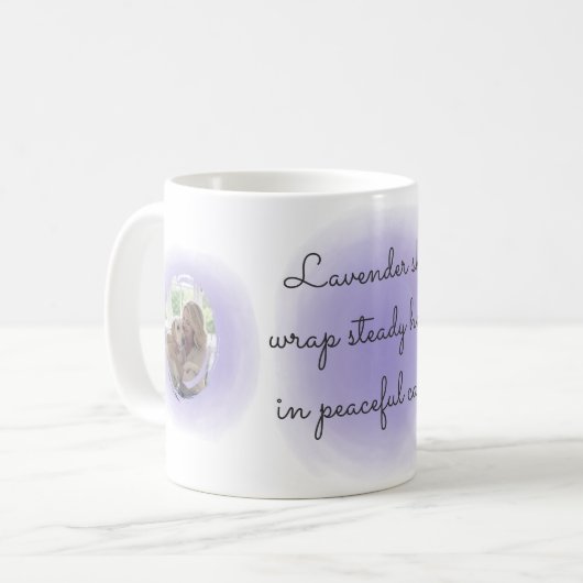 Lavendel-Wasserfarbe Labrador Retriever Individuel Kaffeetasse (Vorderseite Links)