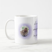 Lavendel-Wasserfarbe Labrador Retriever Individuel Kaffeetasse (Links)