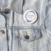Lavendel-Wasserfarben-Abstrakt Oma wird es Button (Beispiel)