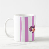 Lavendel-Wasserfarben-Botanik-Muster Kaffeetasse (Links)