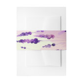 Lavendel Wasserfarben-Seife-Etikett rund Einladungsbanderole (Vorderseite Beispiel)