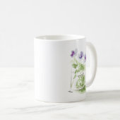 Lavendel Wasserfarben Violetts im Massiv Kaffeetasse (VorderseiteRechts)