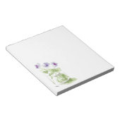 Lavendel Wasserfarben Violetts im Massiv Notizblock (angewinkelt)