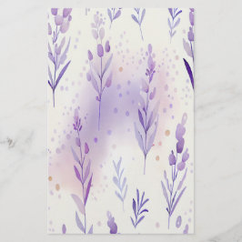 Lavendel Watercolor Soap Wrap Paper Sheet