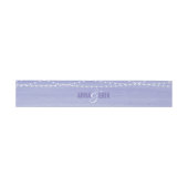 Lavendel Watercolor String Lights Einladungsbanderole (Flach)