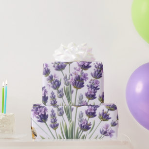 Lavendel Watercolor Wrapping Paper Geschenkpapier