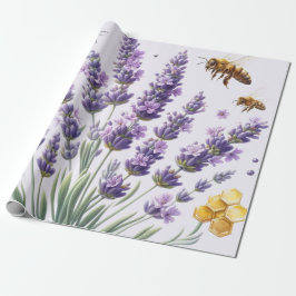 Lavendel Watercolor Wrapping Paper Geschenkpapier