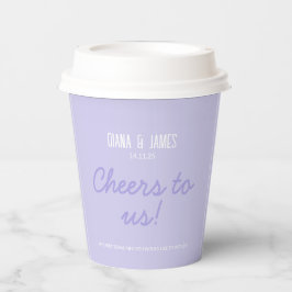 Lavendel Wedding Paper cups Pappbecher