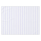 Lavendel Weiß, einfach horizontal gestreift Tischdecke (Vorderseite (Horizontal))