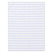 Lavendel Weiß, einfach horizontal gestreift Tischdecke (Vorderseite)